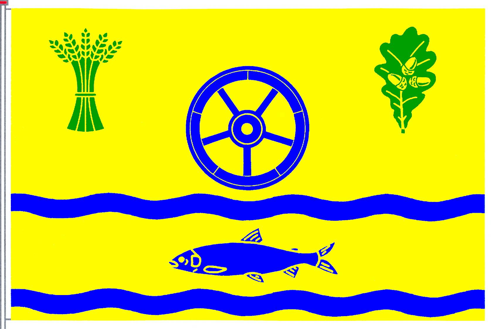 Flagge Gemeinde Boren, Kreis Schleswig-Flensburg
